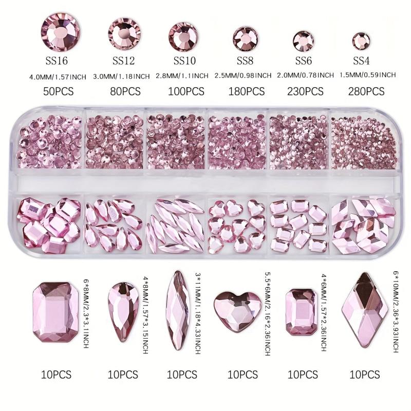 3D Glass Nail Art Rhinestones Crystal AB Kit