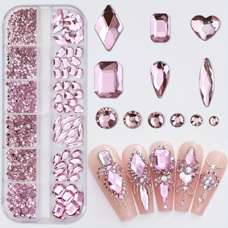 3D Glass Nail Art Rhinestones Crystal AB Kit
