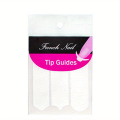 French Manicure Nail Art Stickers Strips Self Adhesive Nail Sticker Tips