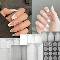 French Manicure Nail Art Stickers Strips Self Adhesive Nail Sticker Tips