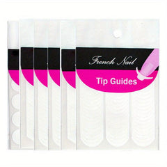 French Manicure Nail Art Stickers Strips Self Adhesive Nail Sticker Tips