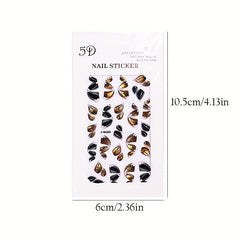 Japanese Style Ballet Pearl Finger Nail Stickers