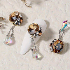 Angel Tears 3D Nail Art Decoration with Flash Manicure Charm