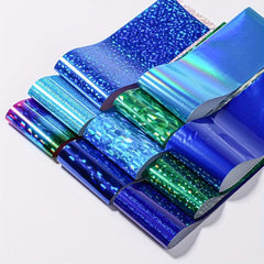 50pcs Starry Sky Nail Foil Transfer Stickers Glitter Nail Decals DIY Nail Salon