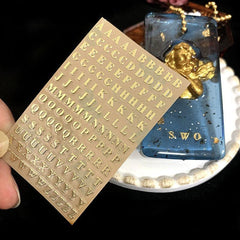 Nail Art Stickers with Numbers and Letters - Perfect for Manicures