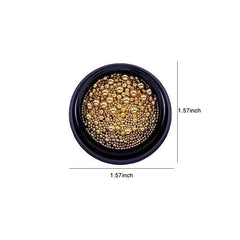 Mini Stainless Steel Ball Bead 3D Nail Decoration Studs