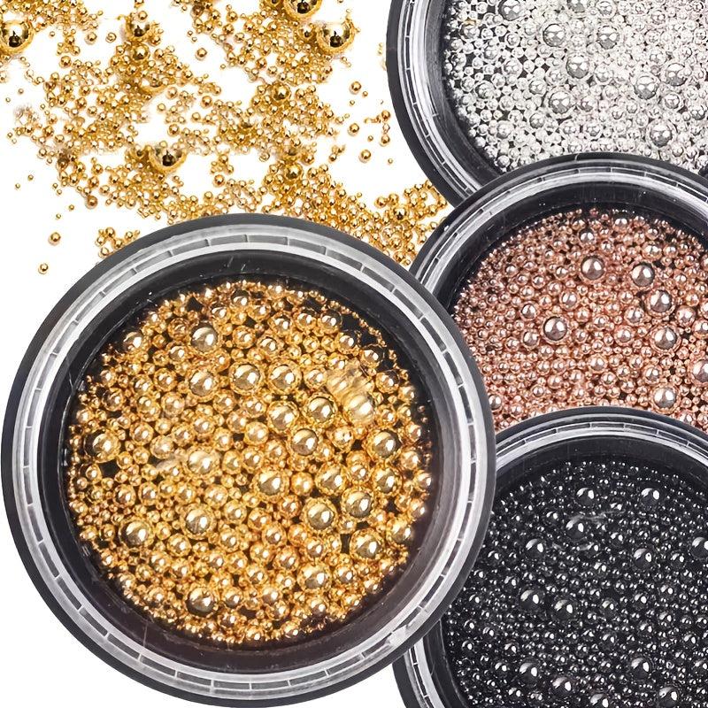 Mini Stainless Steel Ball Bead 3D Nail Decoration Studs
