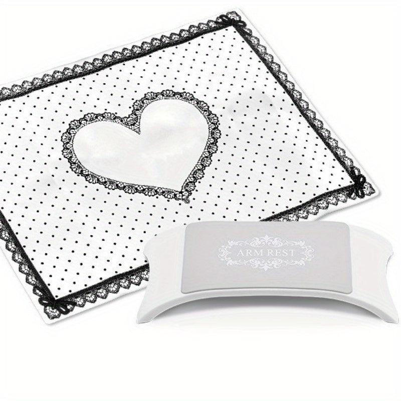 Foldable Washable Nail Art Silicone Hand Cushion Pillow for Manicure