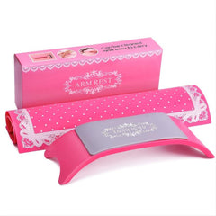 Foldable Washable Nail Art Silicone Hand Cushion Pillow for Manicure