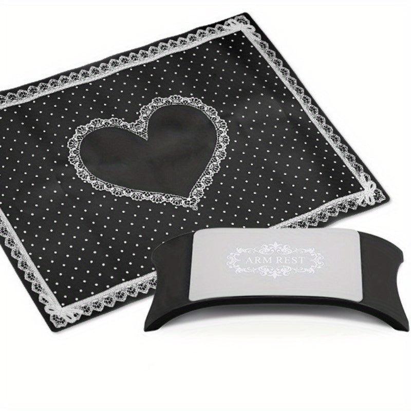 Foldable Washable Nail Art Silicone Hand Cushion Pillow for Manicure