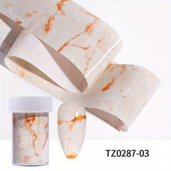 Marble Stained Nail Art Stickers for Women - Easy to Apply