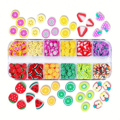 3D Fruit Slices Sticker Set for Nail Art & Manicure
