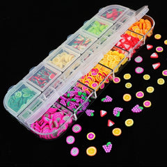 3D Fruit Slices Sticker Set for Nail Art & Manicure