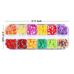 3D Fruit Slices Sticker Set for Nail Art & Manicure