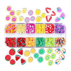 3D Fruit Slices Sticker Set for Nail Art & Manicure