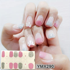 Flower Pattern Nail Art Sticker Wrap for Women