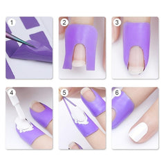 Disposable Peel Off Nail Polish Protector Tapes