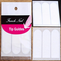 French Nail Guide Stickers 3D Self Adhesive Nail Decals