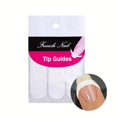 French Nail Guide Stickers 3D Self Adhesive Nail Decals