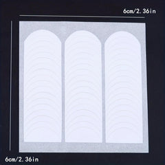 French Nail Guide Stickers 3D Self Adhesive Nail Decals