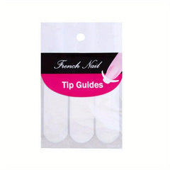 French Nail Guide Stickers 3D Self Adhesive Nail Decals