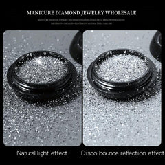 Reflective Nail Glitter Powder for Nail Art