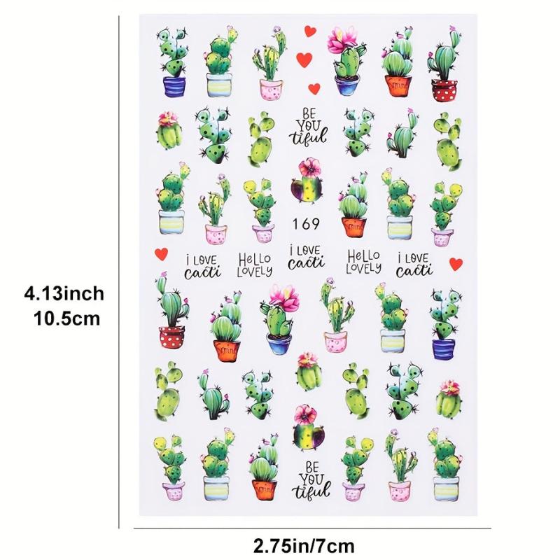 3D Snail Bee Insect Nail Art Stickers Self Adhesive Nail Decals