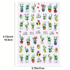 3D Snail Bee Insect Nail Art Stickers Self Adhesive Nail Decals