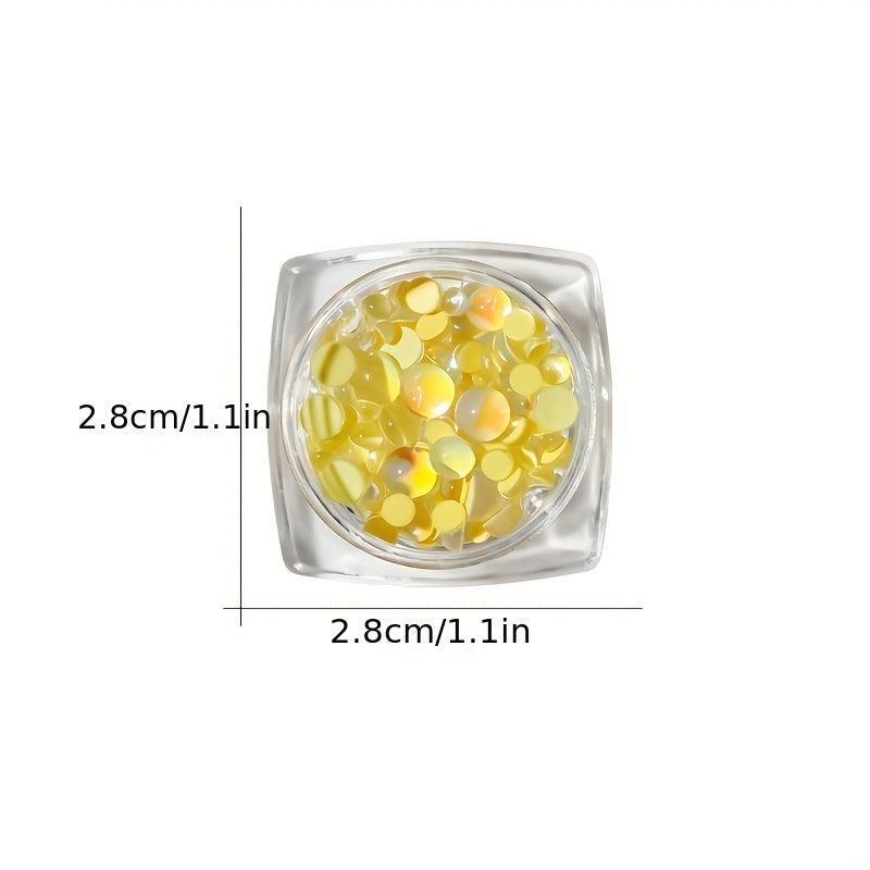 Aurora Resin Nail Charms 3D Rhinestones for Nail Art