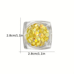 Aurora Resin Nail Charms 3D Rhinestones for Nail Art