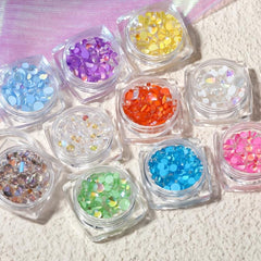 Aurora Resin Nail Charms 3D Rhinestones for Nail Art