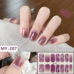 5D Rhinestone Nail Sticker Full Cover Crystal Manicure Foil Nail Decals