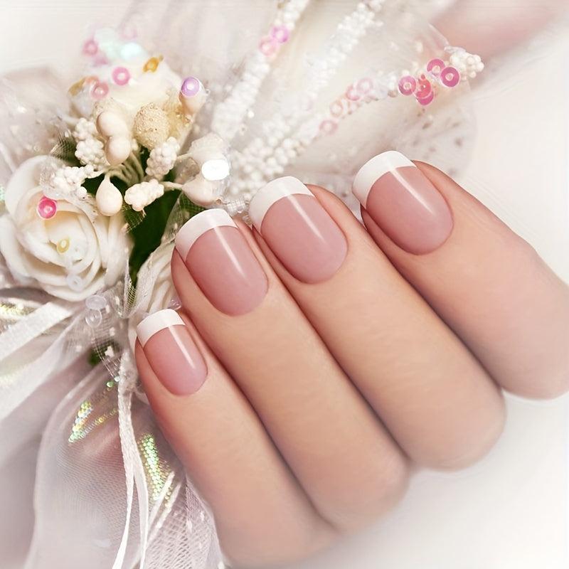 French Nail Stickers Self-adhesive Manicure Art 480Pcs
