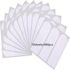 French Nail Stickers Self-adhesive Manicure Art 480Pcs