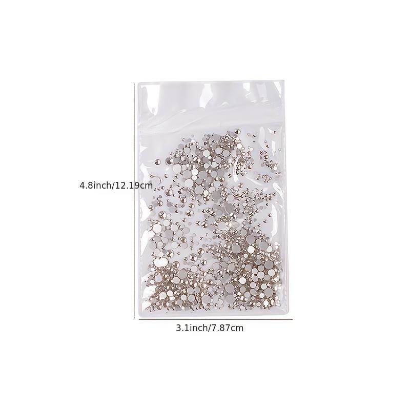 1440 pcs Crystal Rhinestones for Nails Crafts and Makeup Flat Back Gems