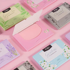 100pcs Absorbing Tissues Soft Blotting Paper for Oily Skin with Fragrance