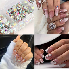 Nail Art Rhinestones Pearls Charms Crystals Gems Supplies
