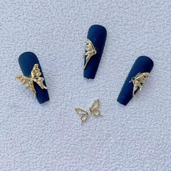 5pcs 3D Alloy Butterfly Nail Art Charms - DIY Nail Decoration Accessories