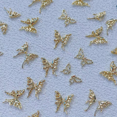 5pcs 3D Alloy Butterfly Nail Art Charms - DIY Nail Decoration Accessories