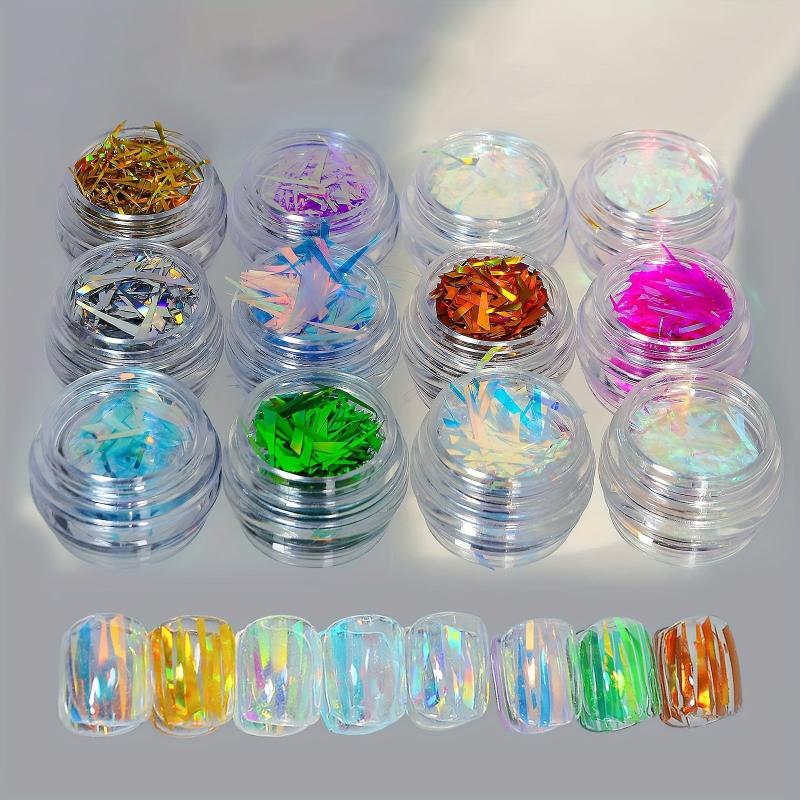 Colorful Nail Art Foil Paper Irregular Nail Paillette Manicure