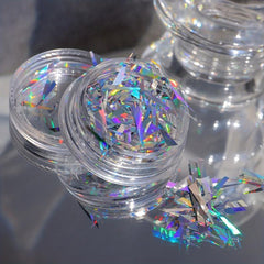 Colorful Nail Art Foil Paper Irregular Nail Paillette Manicure