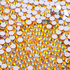 AB Glass Flat Bottom Rhinestones Mixed Sizes 1500 Pcs