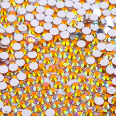 AB Glass Flat Bottom Rhinestones Mixed Sizes 1500 Pcs