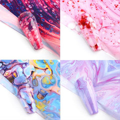 Starry Sky Nail Art Foil Transfer Stickers Decals