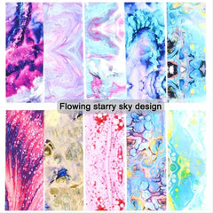 Starry Sky Nail Art Foil Transfer Stickers Decals