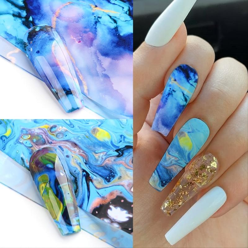 Starry Sky Nail Art Foil Transfer Stickers Decals