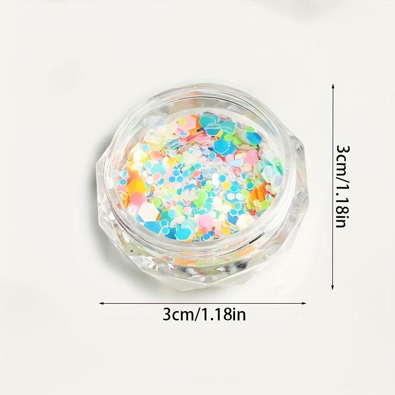 Glow In The Dark Glitter Luminous Powder Nail Art Sequins Decorations