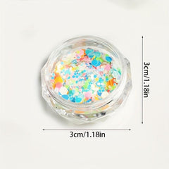 Glow In The Dark Glitter Luminous Powder Nail Art Sequins Decorations