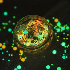 Glow In The Dark Glitter Luminous Powder Nail Art Sequins Decorations