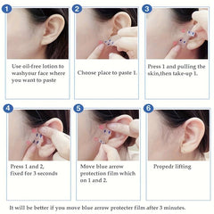 Face Lift Tape 40PCS Invisible Wrinkle Lifting Patches V Line Make up Tools